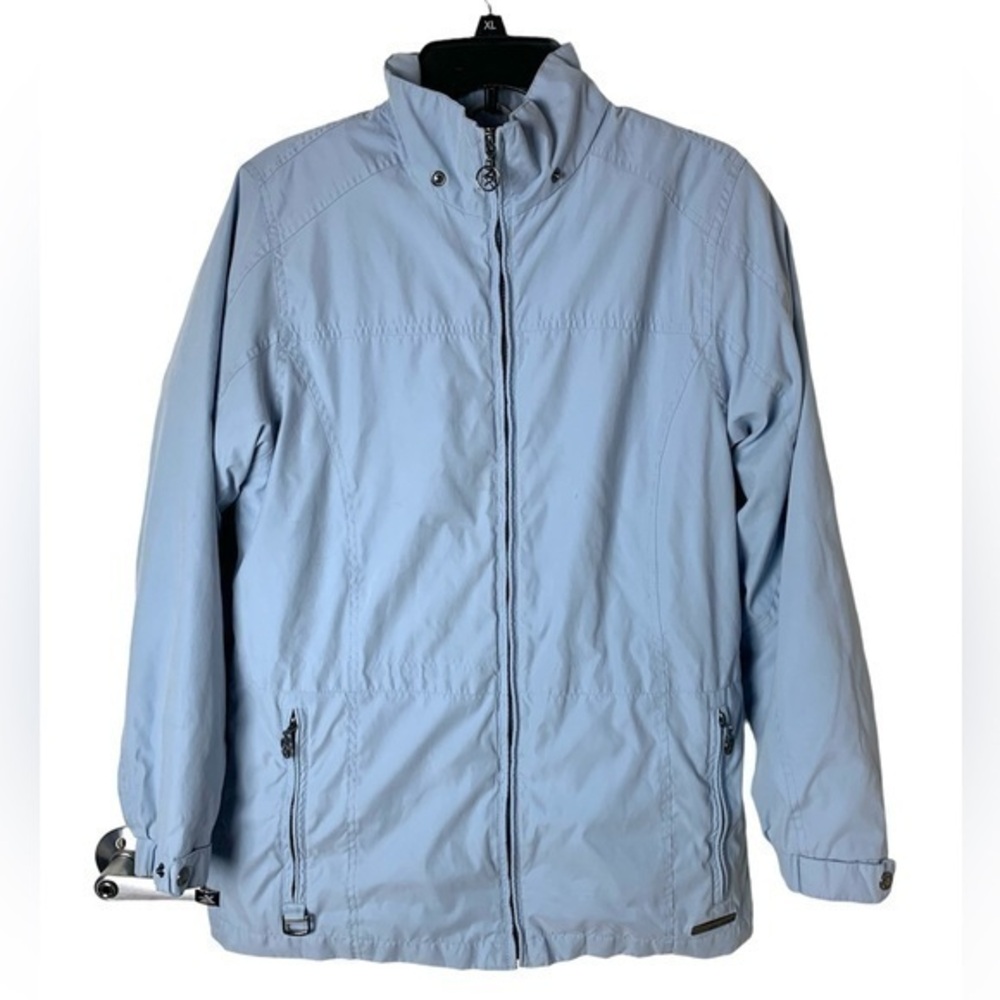 ZeroXPosur Black Label Ski Snow Winter Sherpa Jacket Coat Zip Up Blue Size S